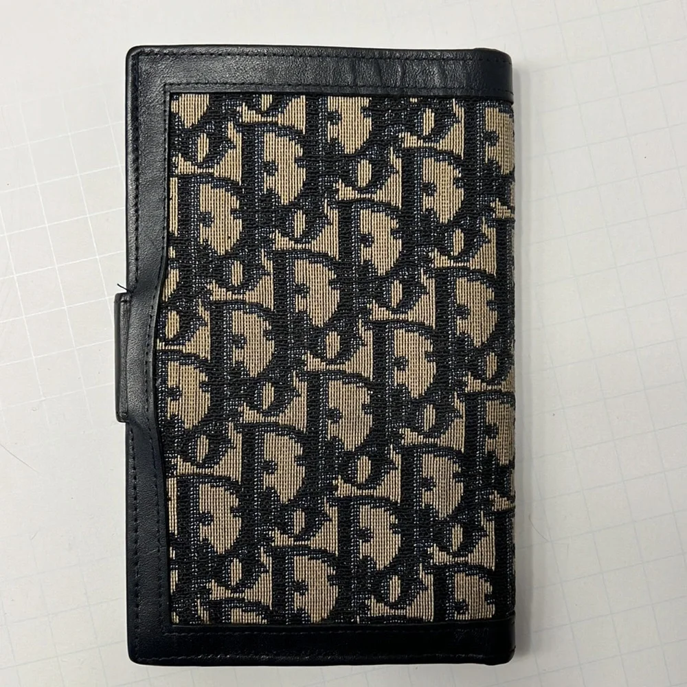 Christian Dior Vintage Oblique Trotter Wallet